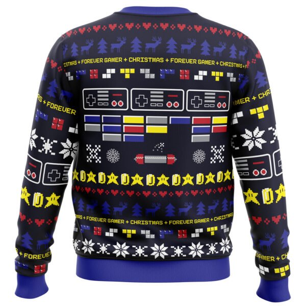 Forever Gamer Christmas Pac Man Ugly Christmas Sweater