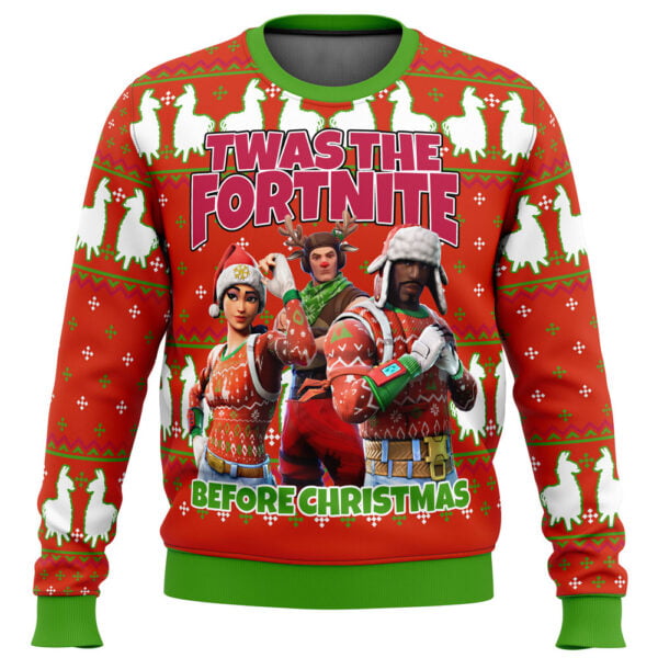 Fortnite Twas Night Ugly Christmas Sweater