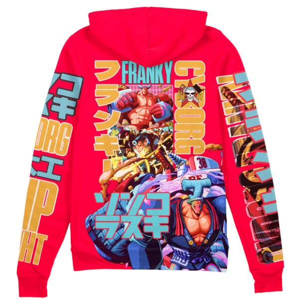 Franky V2 One Piece Streetwear Zip Hoodie Jacket