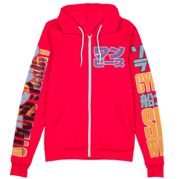 Franky V2 One Piece Streetwear Zip Hoodie Jacket