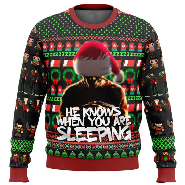 Freddy Krueger A Nightmare On Elm Street Ugly Christmas Sweater