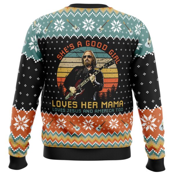 Free Fallin Tom Petty Ugly Christmas Sweater