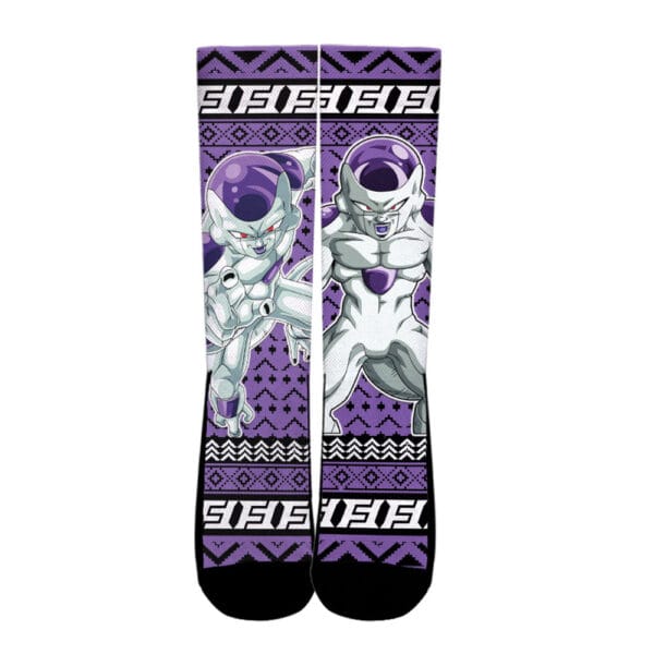 Frieza Socks Dragon Ball Custom Ugly Christmas Anime Socks