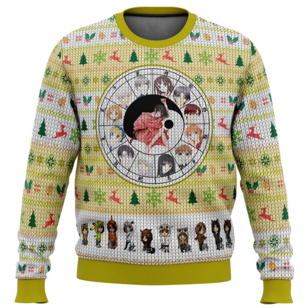 Anime Fruits Basket Chinese Zodiac Ugly Christmas Sweater