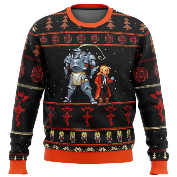 Fullmetal Alchemist Elrics Sprites Ugly Christmas Sweater