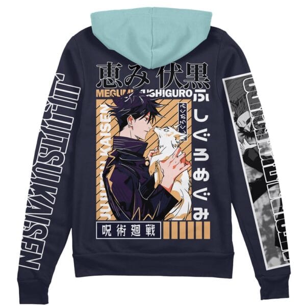 Fushiguro Megumi Jujutsu Kaisen Streetwear Zip Hoodie Jacket 2