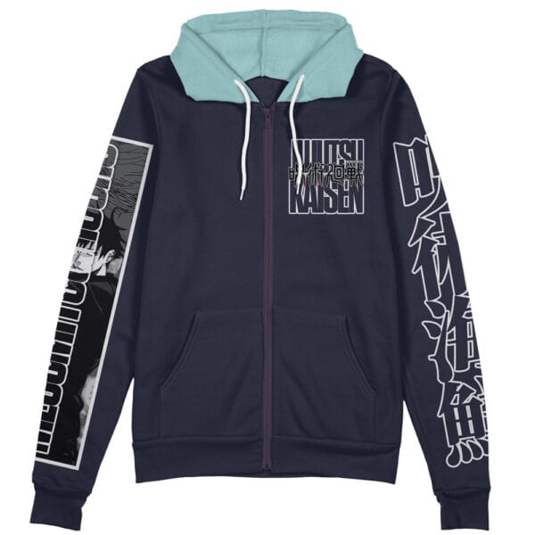 Fushiguro Megumi Jujutsu Kaisen Streetwear Zip Hoodie Jacket 2