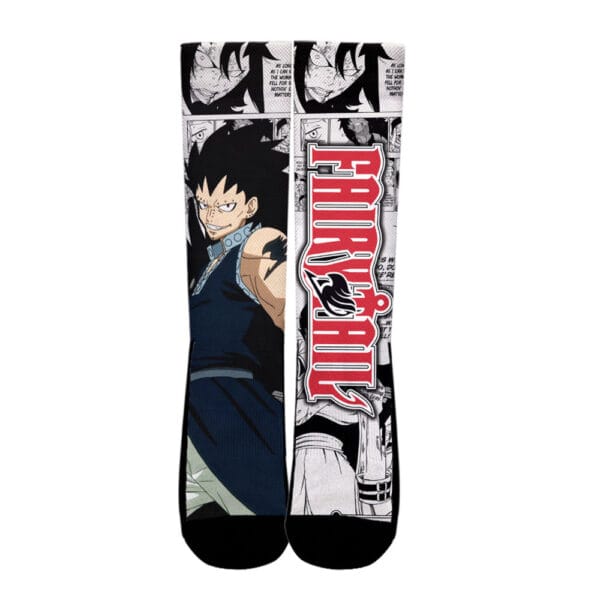 Gajeel Redfox Socks Fairy Tail Custom Anime Socks Manga Style