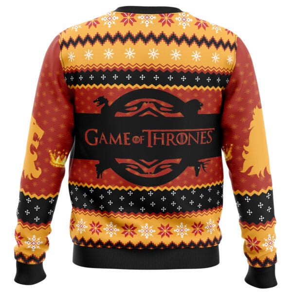 Game Of Thrones House Lannister Ugly Christmas Sweater