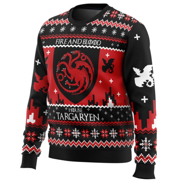 Game Of Thrones House Targaryen Ugly Christmas Sweater