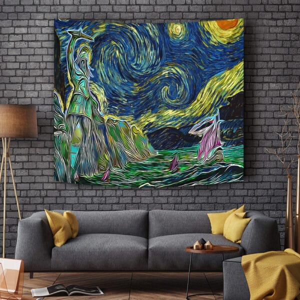 Game Of Thrones Starry Night Braavos Tapestry