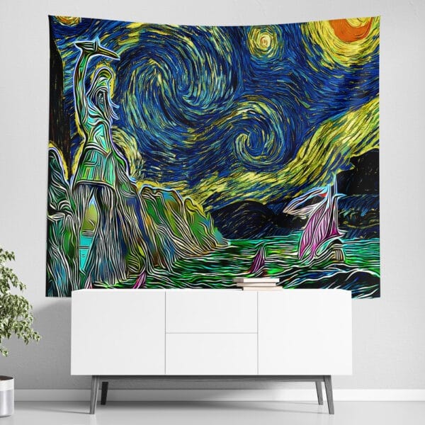 Game Of Thrones Starry Night Braavos Tapestry