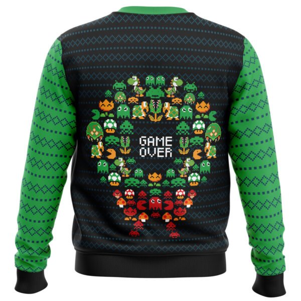 Game Over Nintendo Ugly Christmas Sweater