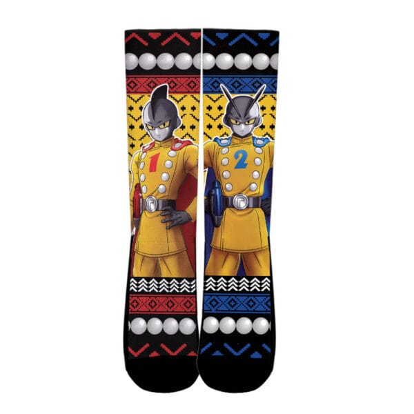 Gamma 1 Gamma 2 Socks Dragon Ball Custom Ugly Christmas Anime Socks