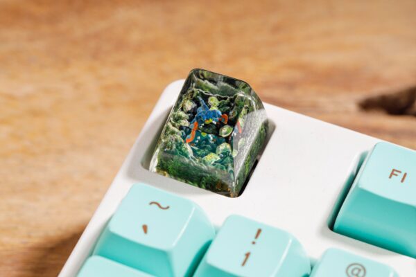 Garchomp Pokemon Artisan Keycap