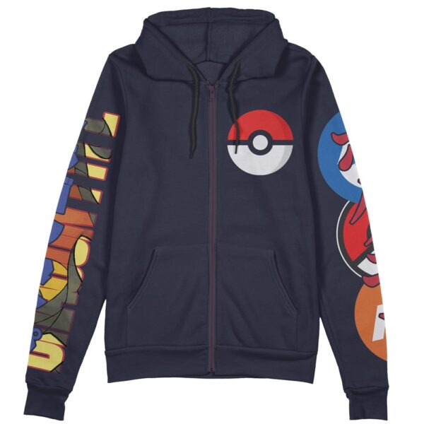 Garchomp Pokemon Streetwear Zip Hoodie Jacket