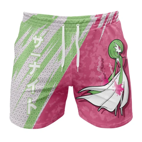 Gardevoir Attack Pokemon Gym Shorts