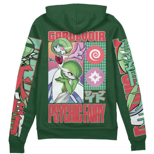 Gardevoir Pokemon Streetwear Zip Hoodie Jacket