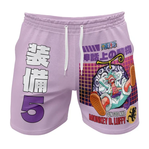 Gear 5Th Luffy One Piece Gym Shorts