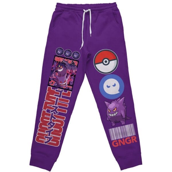 Gengar Pokemon Streetwear Sweatpants