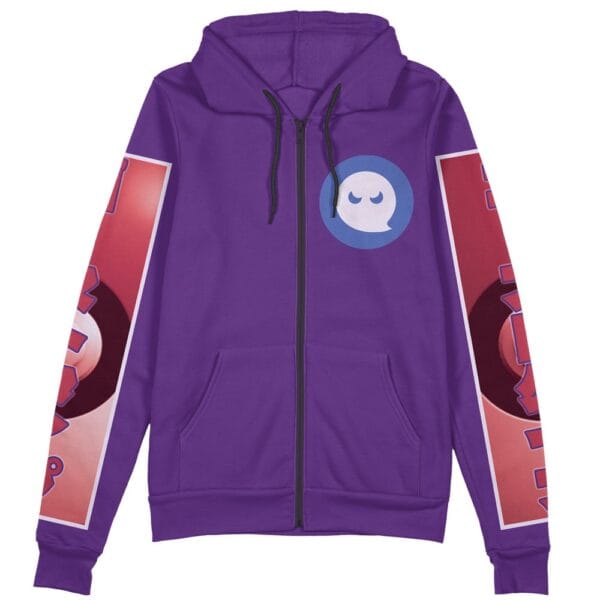 Gengar Pokemon Streetwear Zip Hoodie Jacket