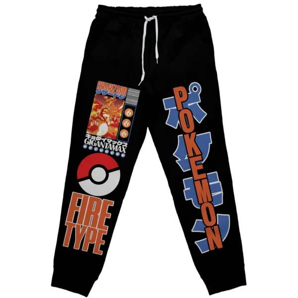 Gigantamax Charizard Pokemon Streetwear Sweatpants