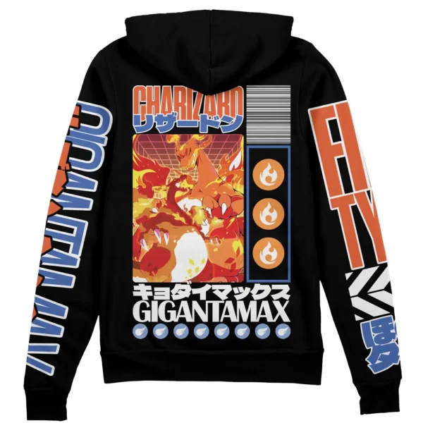 Gigantamax Charizard Pokemon Streetwear Zip Hoodie Jacket