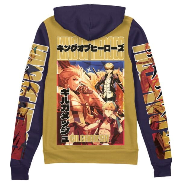 Gilgamesh Fate Series Streetwear Zip Hoodie Jacket