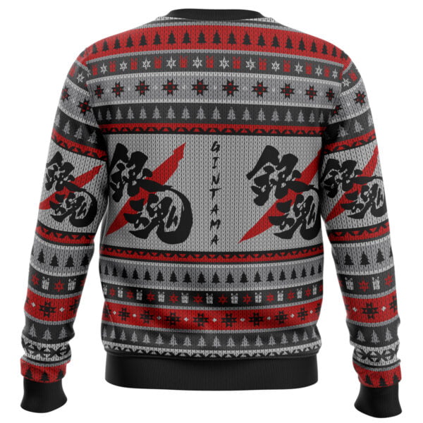 Anime Gintama Shinsuke And Gintoki Ugly Christmas Sweater