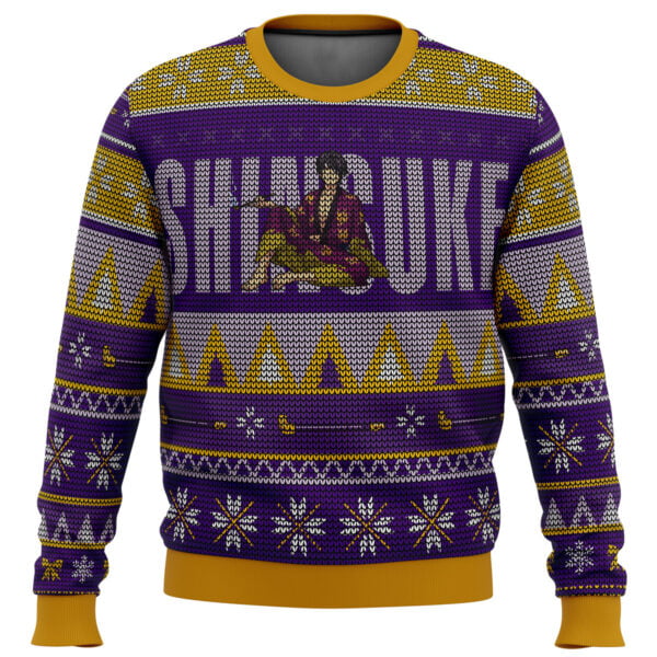 Anime Gintama Smokin Shinsuke Ugly Christmas Sweater