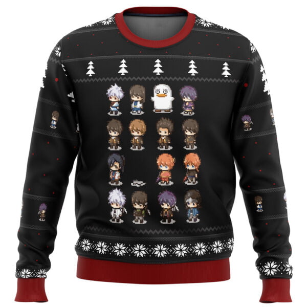 Anime Gintama Sprites Ugly Christmas Sweater