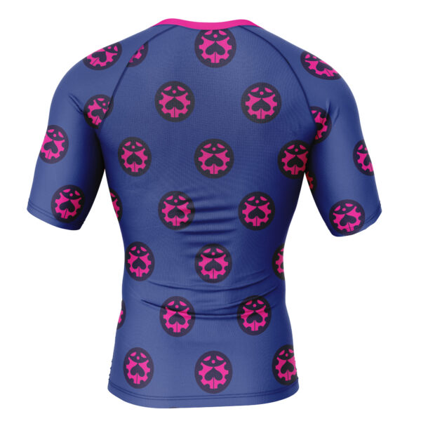 Anime Giorno Giovanna Manga Jojos Bizarre Adventure Short Sleeve Rash Guard Compression Shirt