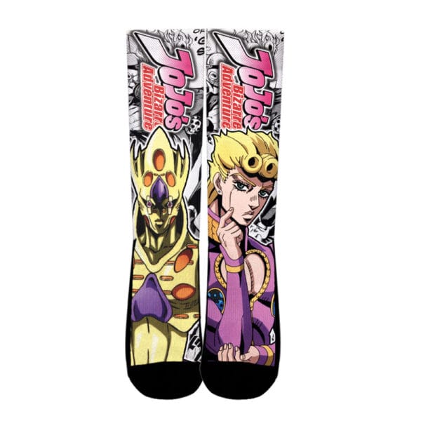 Anime Giorno Giovanna Socks Jojos Bizarre Adventure Custom Anime Socks Anime