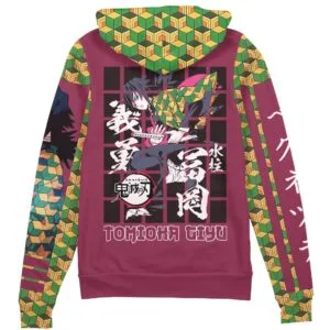 Giyu Tomioka Demon Slayer Streetwear Zip Hoodie Jacket