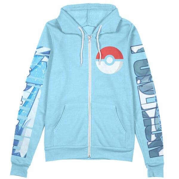 Glaceon Pokemon Streetwear Zip Hoodie Jacket