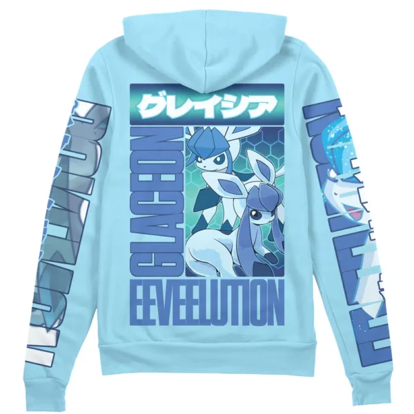 Glaceon Pokemon Streetwear Zip Hoodie Jacket