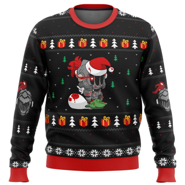 Anime Goblin Slayer Santa Ugly Christmas Sweater