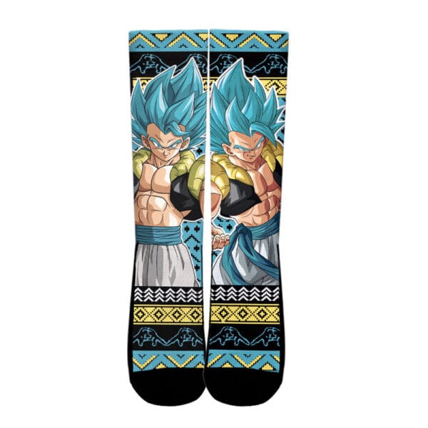 Gogeta Socks Dragon Ball Custom Ugly Christmas Anime Socks