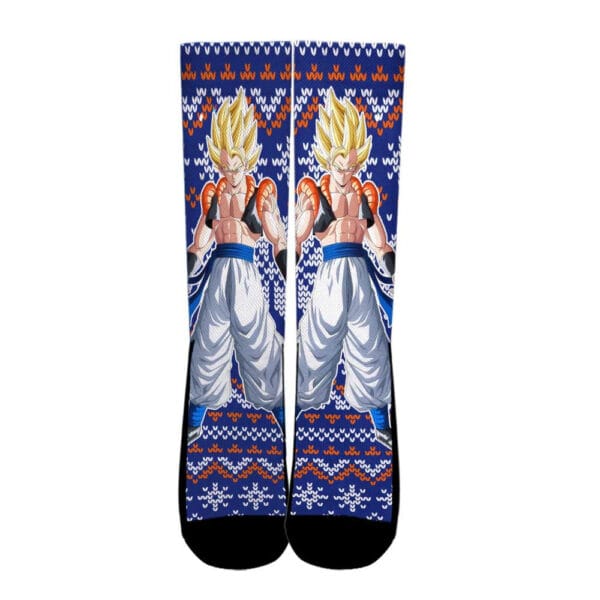 Gogeta Super Saiyan Socks Ugly Dragon Ball Anime Socks Gift Idea