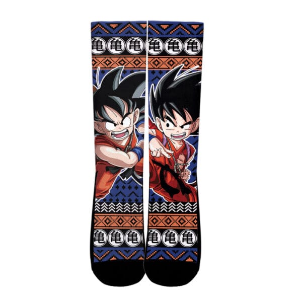 Goku Kid Socks Dragon Ball Custom Ugly Christmas Anime Socks