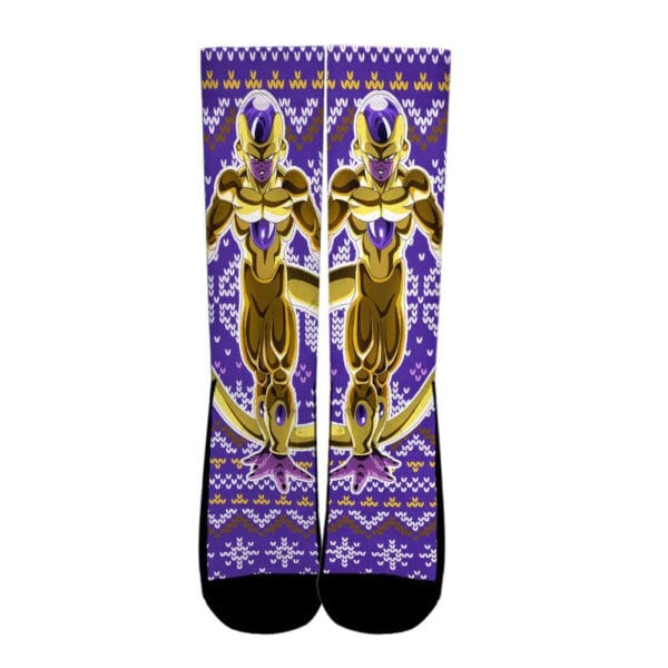 Golden Frieza Socks Ugly Dragon Ball Anime Socks Gift Idea