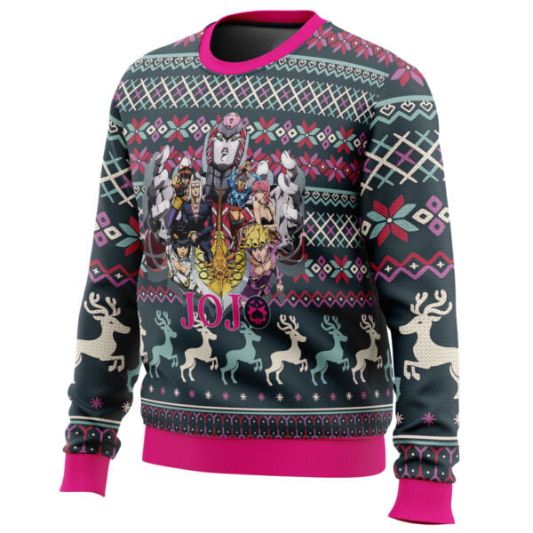 Anime Golden Wind Jojos Bizarre Adventure Ugly Christmas Sweater Anime