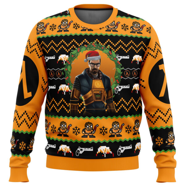 Gordon Freeman Half Life Ugly Christmas Sweater