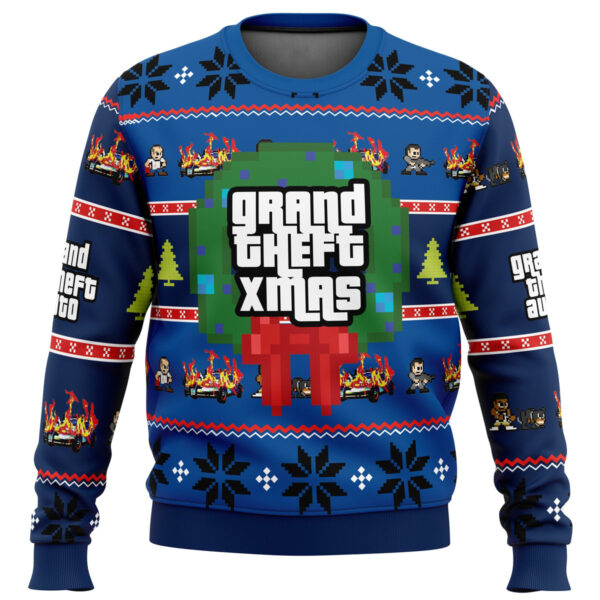 Grand Theft Xmas Gta Ugly Christmas Sweater