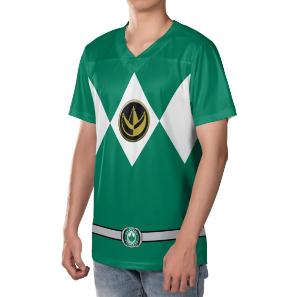 Green Ranger Mighty Morphin Power Rangers Soccer Jersey