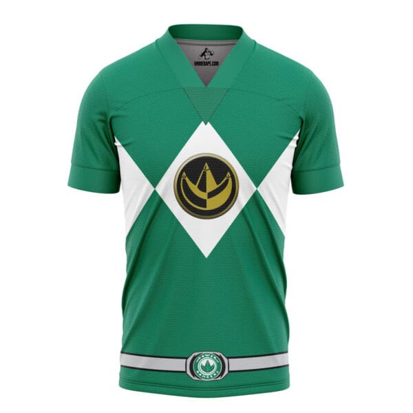 Green Ranger Mighty Morphin Power Rangers Soccer Jersey