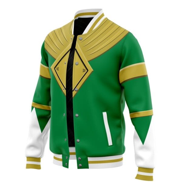 Green Ranger Mighty Morphin Power Rangers Varsity Jacket