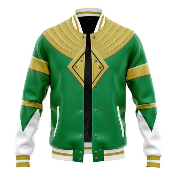 Green Ranger Mighty Morphin Power Rangers Varsity Jacket