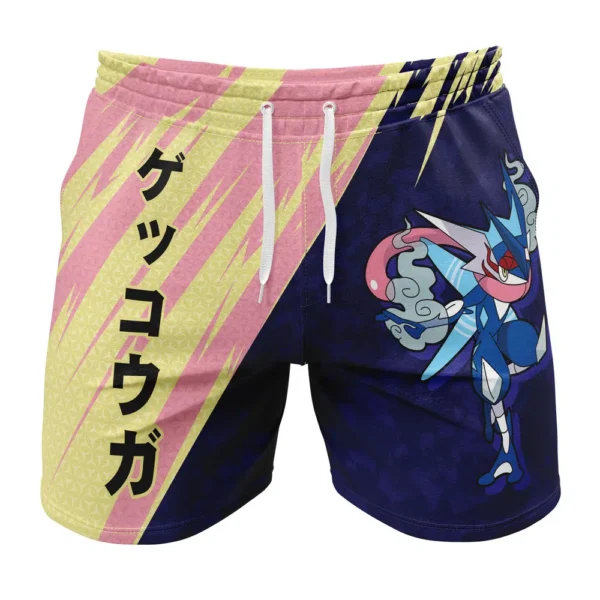 Greninja Attack Pokemon Gym Shorts