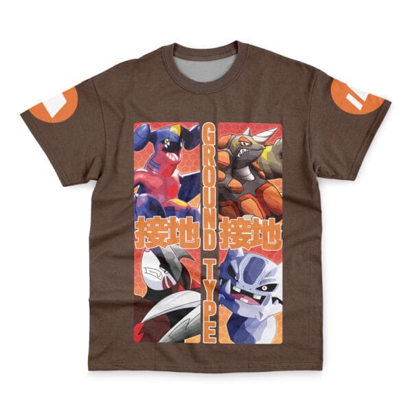 Ground Type Pokemon Streetwear T Shirt